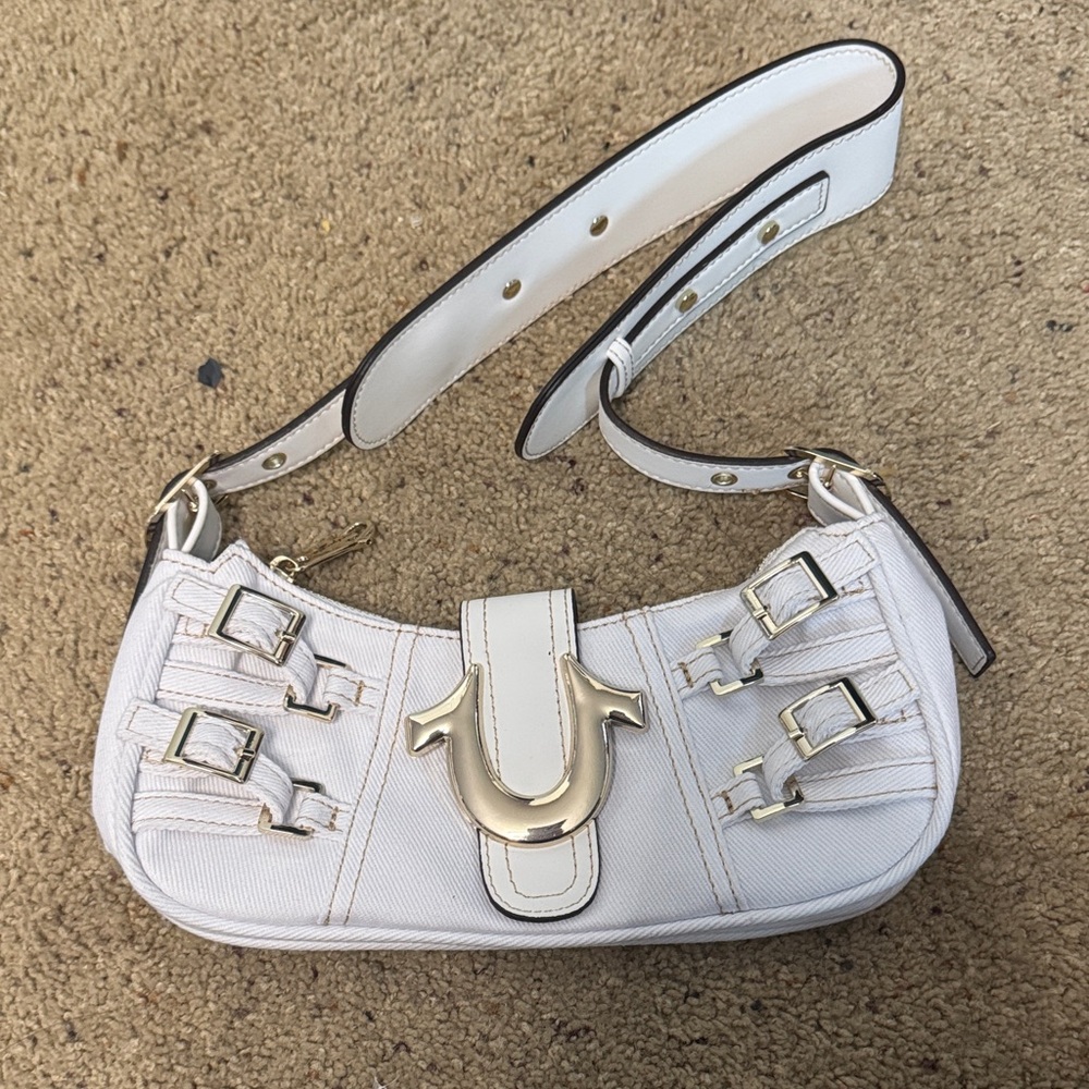 White and Gold Women's Bag